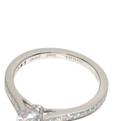 GRAFF Frame Round G-VS1-VG Ring Platinum PT950 Ladies [Used]