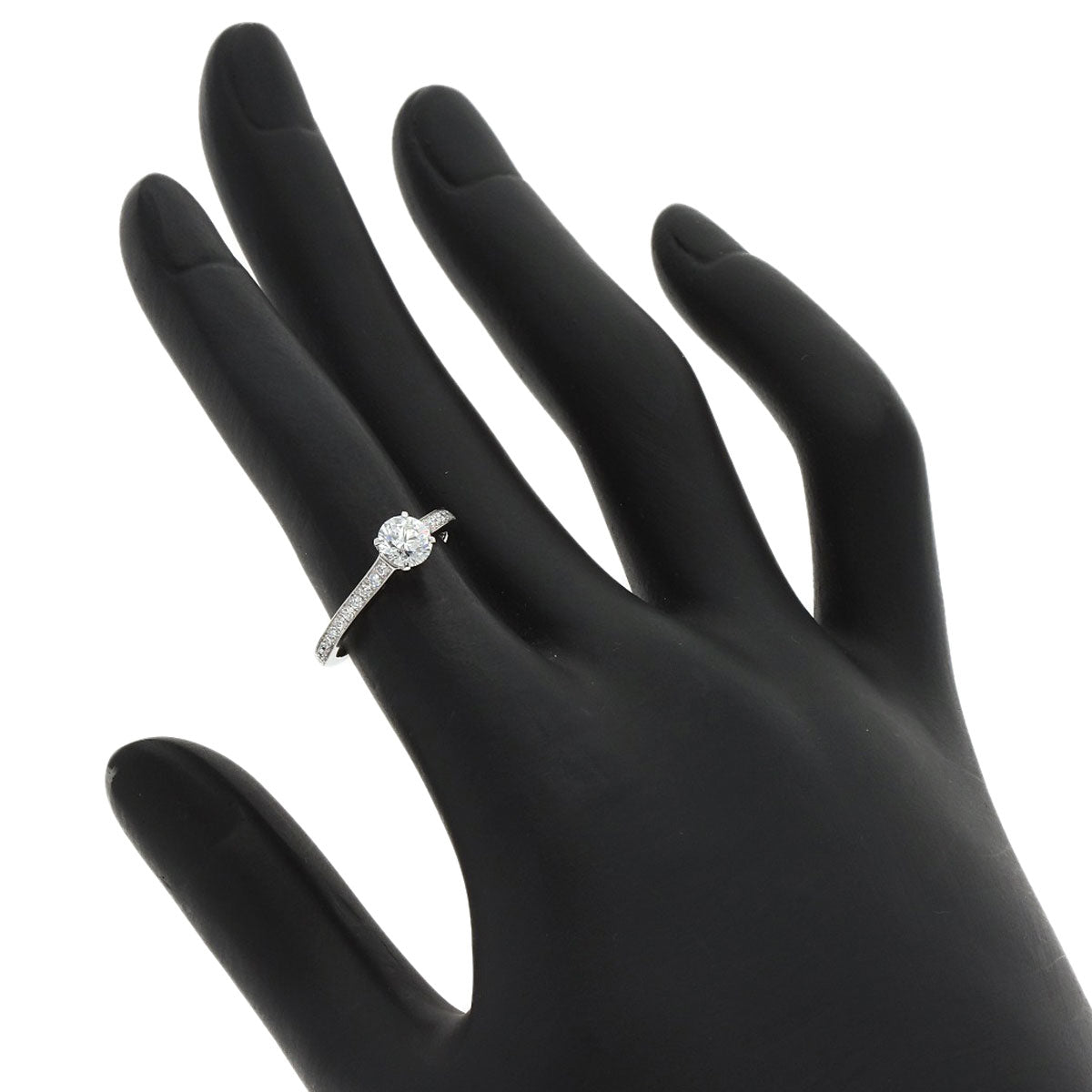 GRAFF Frame Round G-VS1-VG Ring Platinum PT950 Ladies [Used]