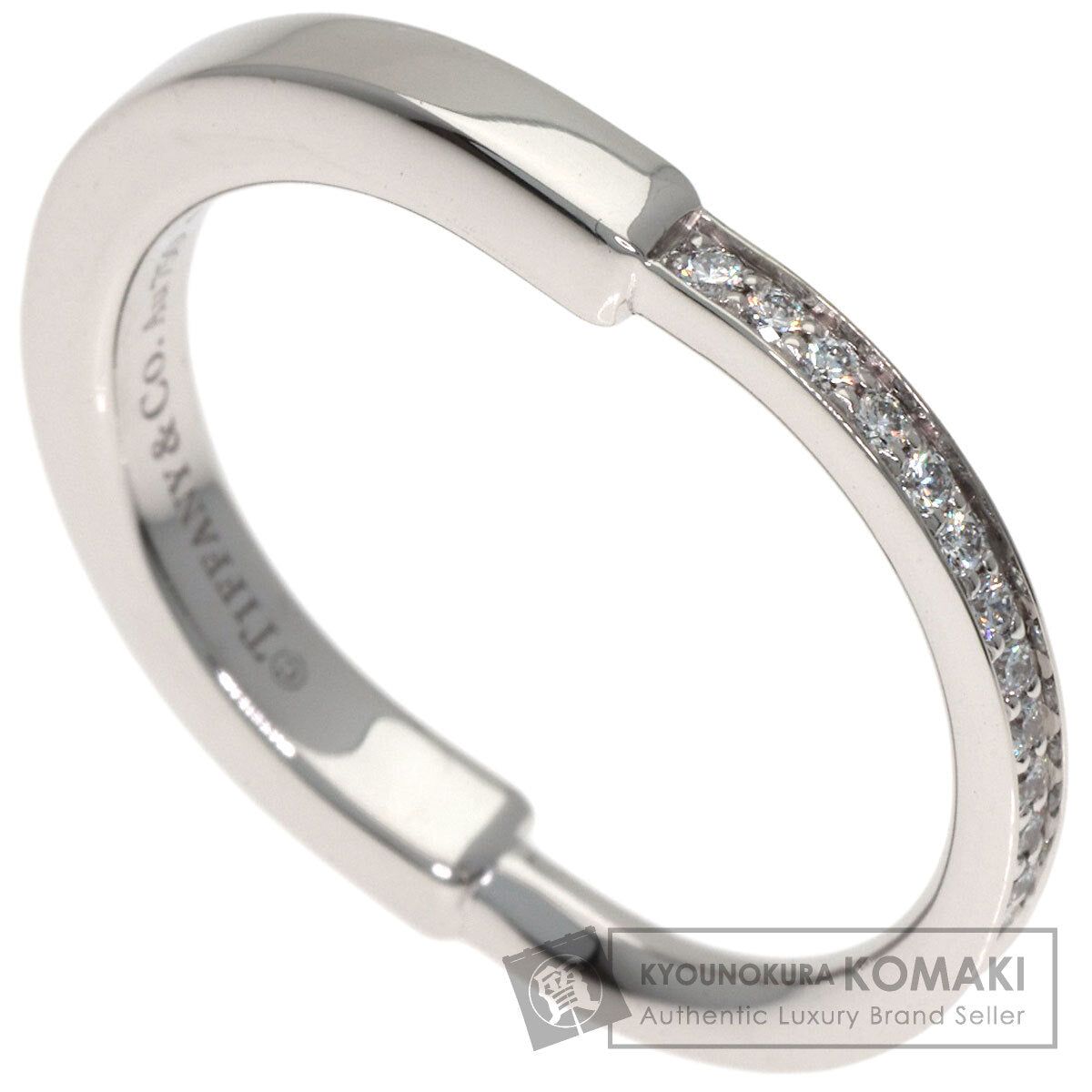 TIFFANY&Co. Rock Diamond Ring K18 White Gold Ladies [Used]