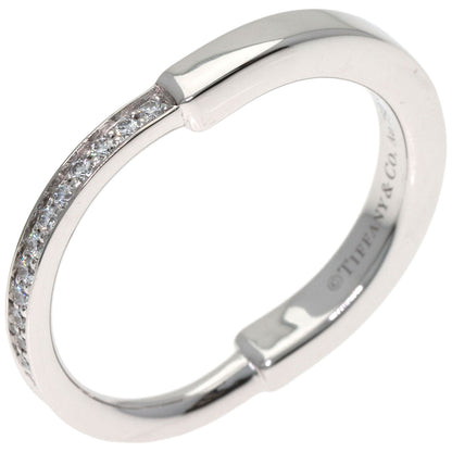 TIFFANY&Co. Rock Diamond Ring K18 White Gold Ladies [Used]