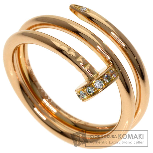 CARTIER Juste un Clou Diamond #50 Ring K18 Pink Gold Ladies [Used]