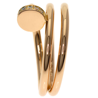 CARTIER Juste un Clou Diamond #50 Ring K18 Pink Gold Ladies [Used]