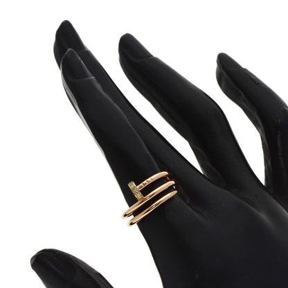 CARTIER Juste un Clou Diamond #50 Ring K18 Pink Gold Ladies [Used]