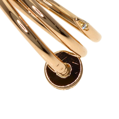 CARTIER Juste un Clou Diamond #50 Ring K18 Pink Gold Ladies [Used]