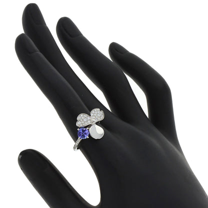 TIFFANY&Co. Paper Flower Diamond Tanzanite Ring Platinum PT950 Ladies [Used]