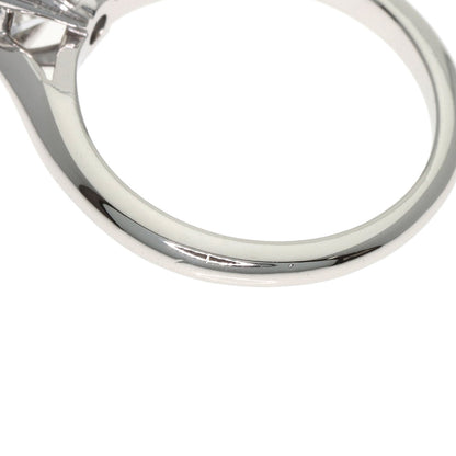 HARRY WINSTON Round Solitaire E-VS1-EX Ring Platinum PT950 Ladies [Used]