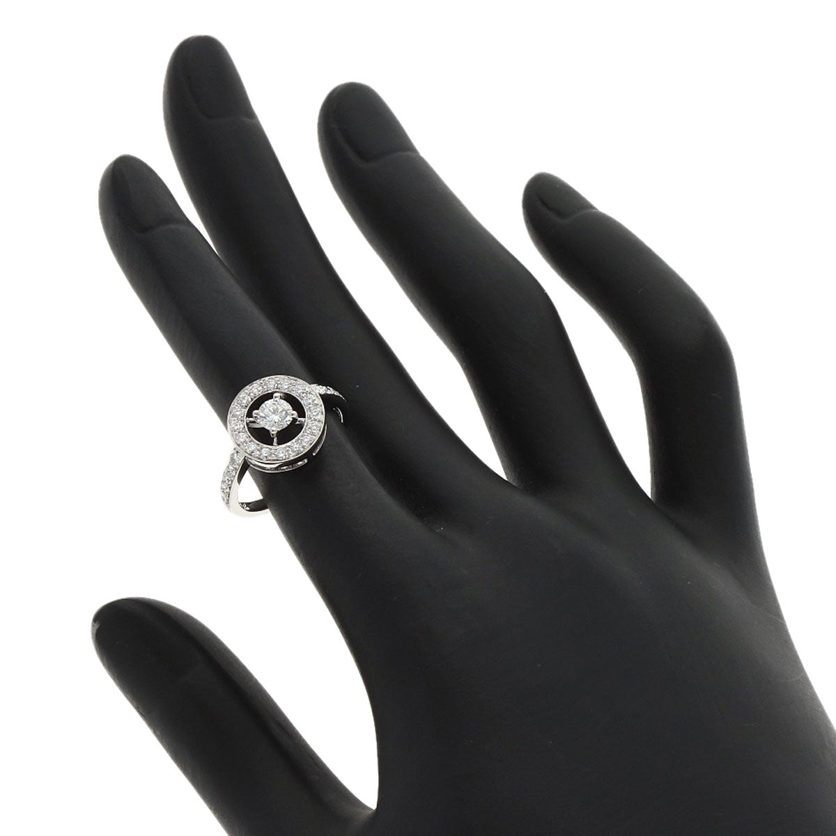 Boucheron Avalonde Diamond #50 Ring K18 White Gold Ladies [Used]