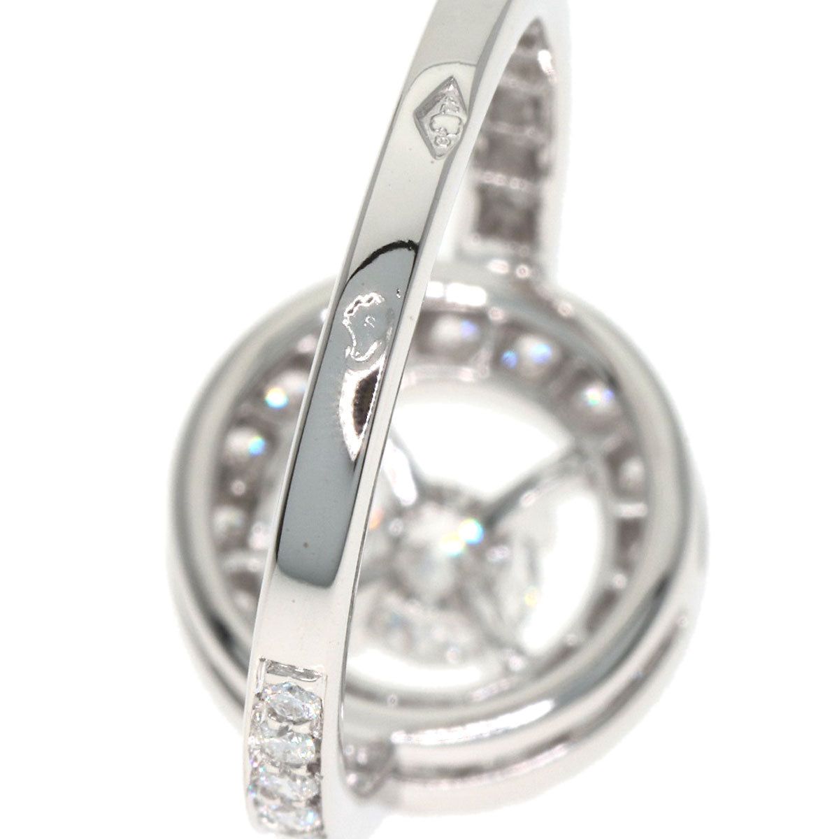 Boucheron Avalonde Diamond #50 Ring K18 White Gold Ladies [Used]