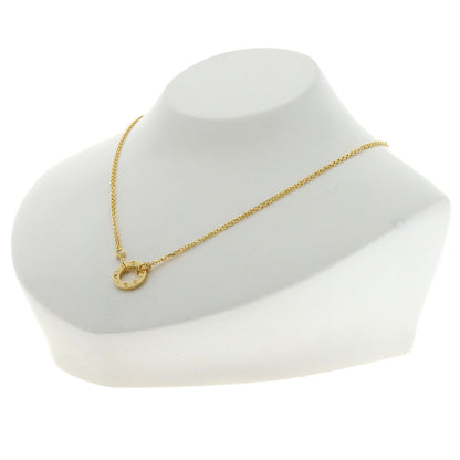 CARTIER Love Circle 2P Diamond Necklace K18 Yellow Gold Ladies [Used]