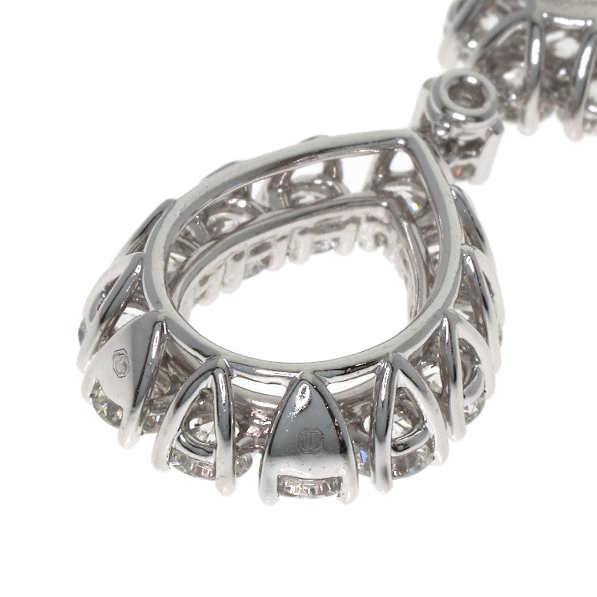 Chopard Rule de Diamant Diamond Necklace K18 White Gold Ladies [Used]