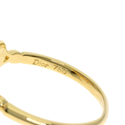 Dior Rose Quartz Ring K18 Yellow Gold Ladies [Used]