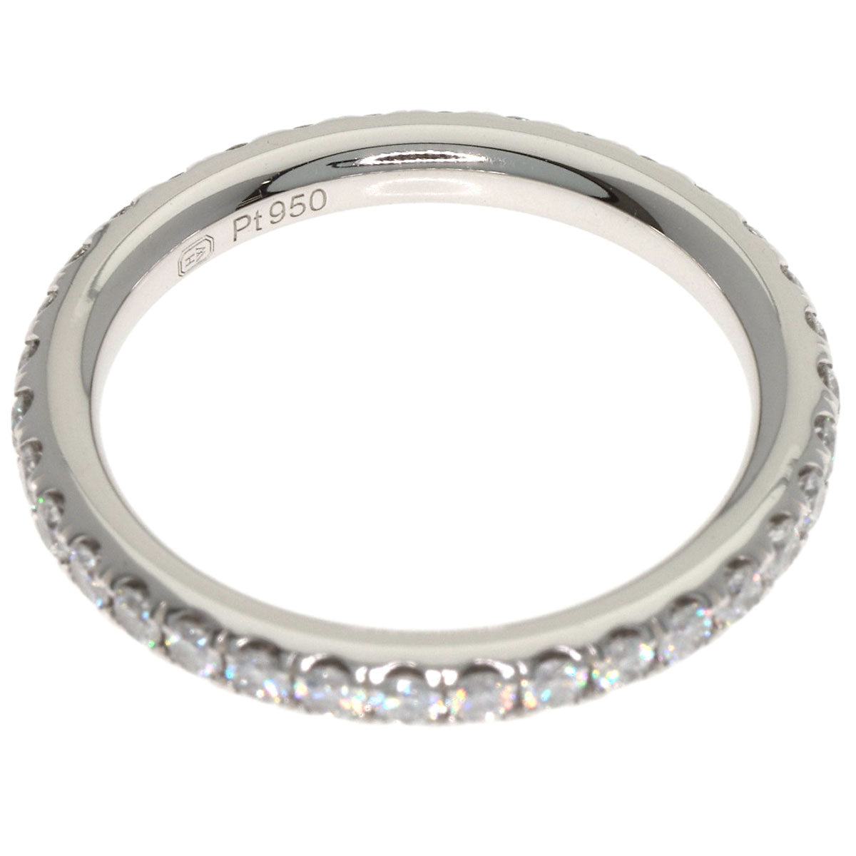 HARRY WINSTON Micropavé Diamond Full Eternity Ring Ring Platinum PT950 Ladies [Used]