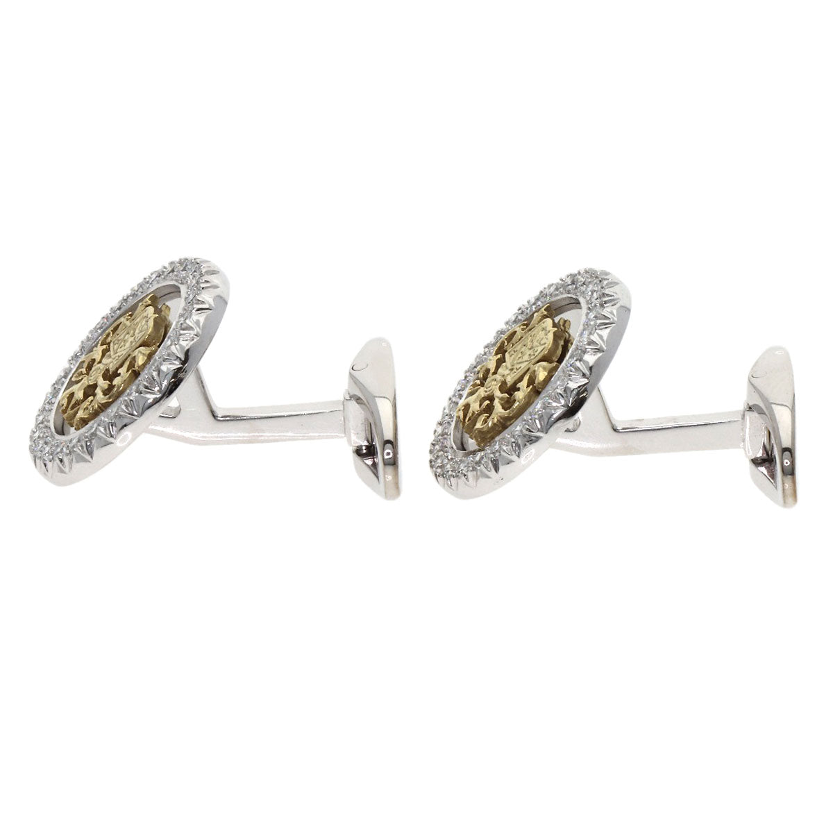 PIAGET Diamond cuffs K18 White Gold 18K Yellow Goldmens [Used]