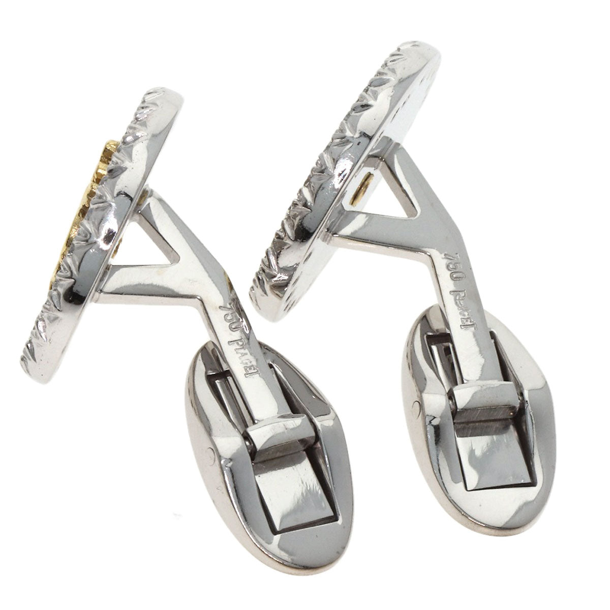 PIAGET Diamond cuffs K18 White Gold 18K Yellow Goldmens [Used]