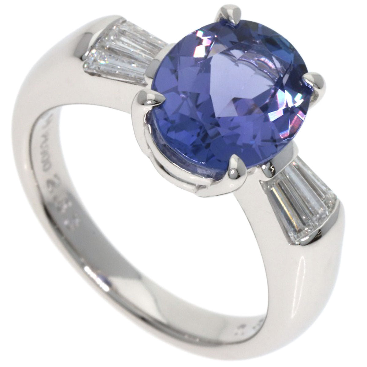 TASAKI Tanzanite Diamond Ring Platinum PT900 Ladies [Used]