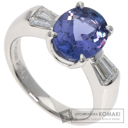 TASAKI Tanzanite Diamond Ring Platinum PT900 Ladies [Used]