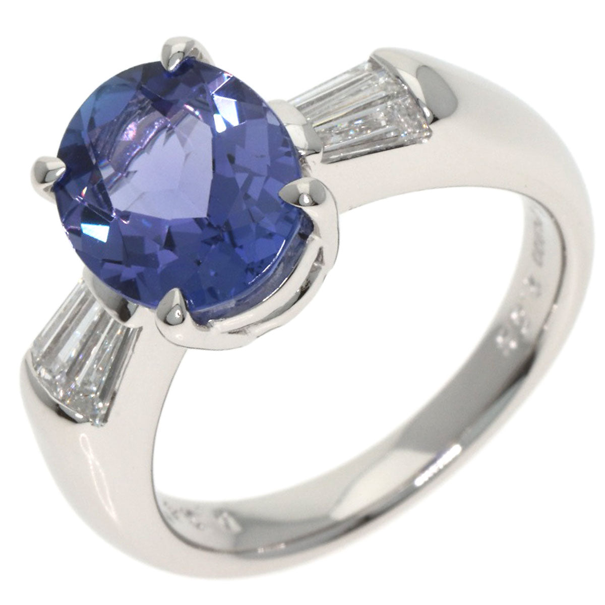 TASAKI Tanzanite Diamond Ring Platinum PT900 Ladies [Used]