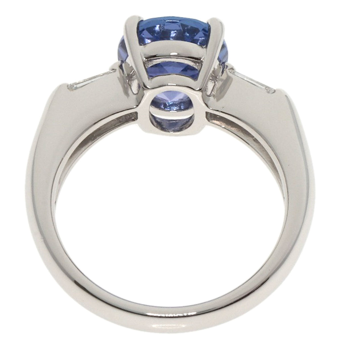 TASAKI Tanzanite Diamond Ring Platinum PT900 Ladies [Used]