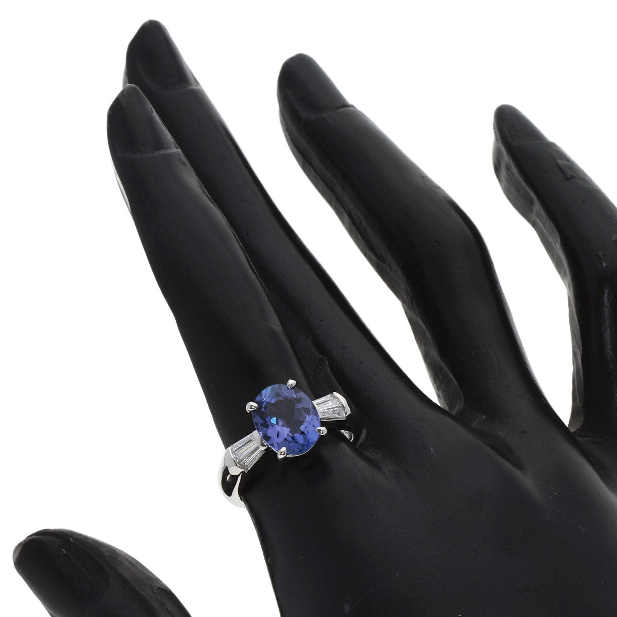 TASAKI Tanzanite Diamond Ring Platinum PT900 Ladies [Used]