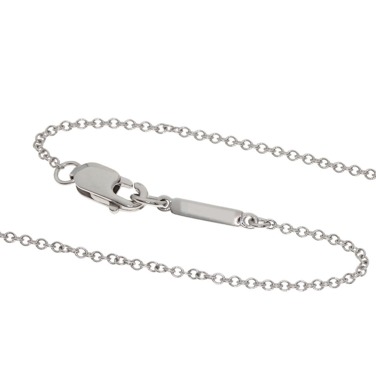 HARRY WINSTON Pear-shaped mini cross diamond Necklace Platinum PT950 Ladies [Used]