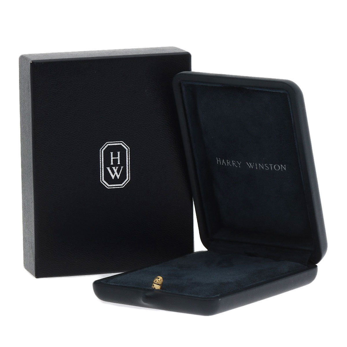 HARRY WINSTON Pear-shaped mini cross diamond Necklace Platinum PT950 Ladies [Used]