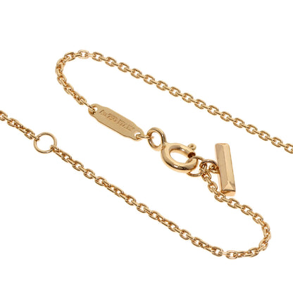 TIFFANY&Co. T One Narrow Circle Pave Diamond Necklace K18 Pink Gold Ladies [Used]