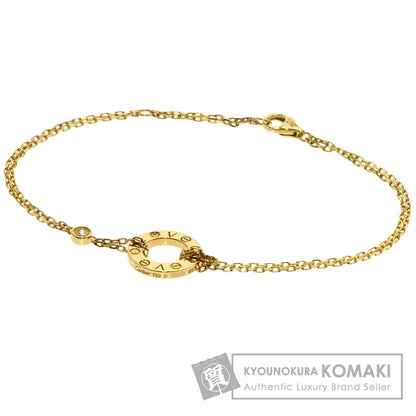 CARTIER Love circle Diamond Bracelet K18 Yellow Gold Ladies [Used]