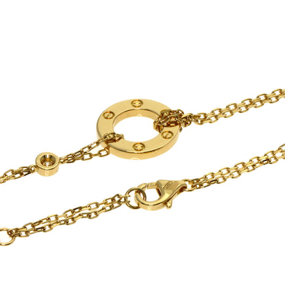 CARTIER Love circle Diamond Bracelet K18 Yellow Gold Ladies [Used]