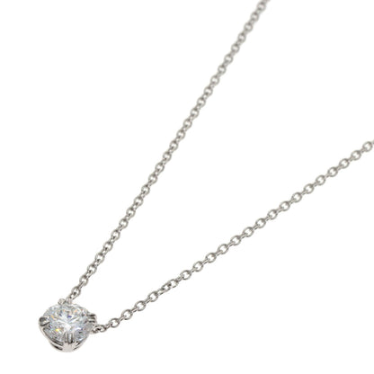 HARRY WINSTON Round-cut solitaire diamond Necklace Platinum PT950 Ladies [Used]