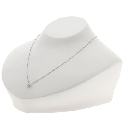 HARRY WINSTON Round-cut solitaire diamond Necklace Platinum PT950 Ladies [Used]