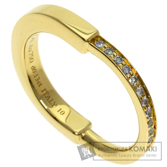 TIFFANY&Co. Rock Diamond Ring K18 Yellow Gold Ladies [Used]