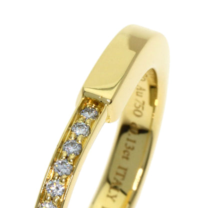 TIFFANY&Co. Rock Diamond Ring K18 Yellow Gold Ladies [Used]