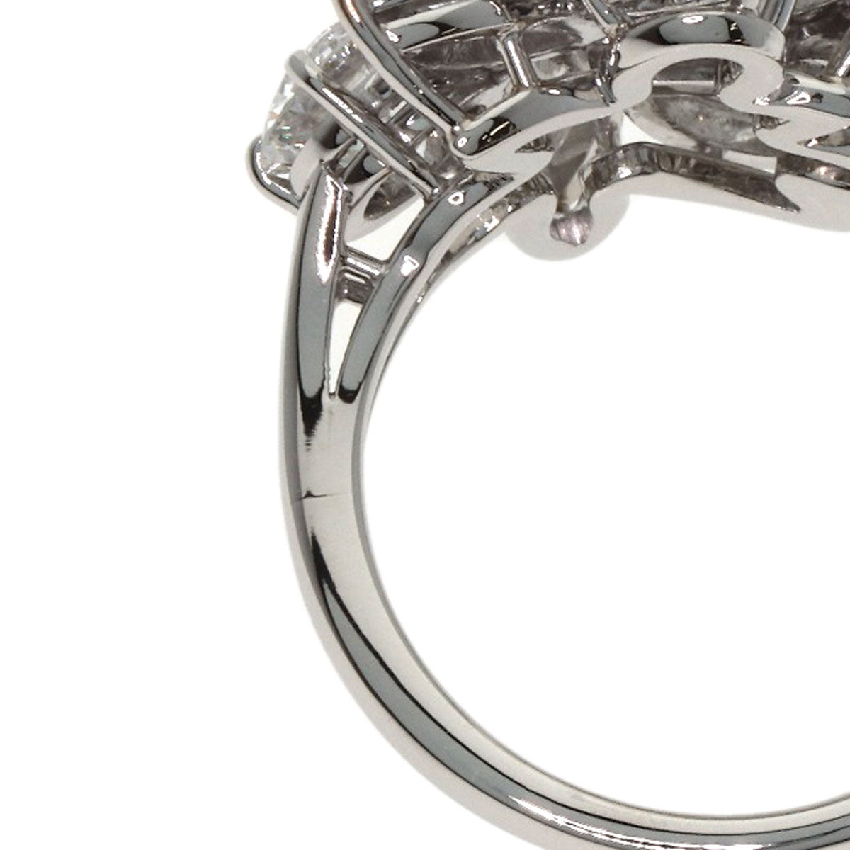 MIKIMOTO Diamond Ring Platinum PT950 Ladies [Used]
