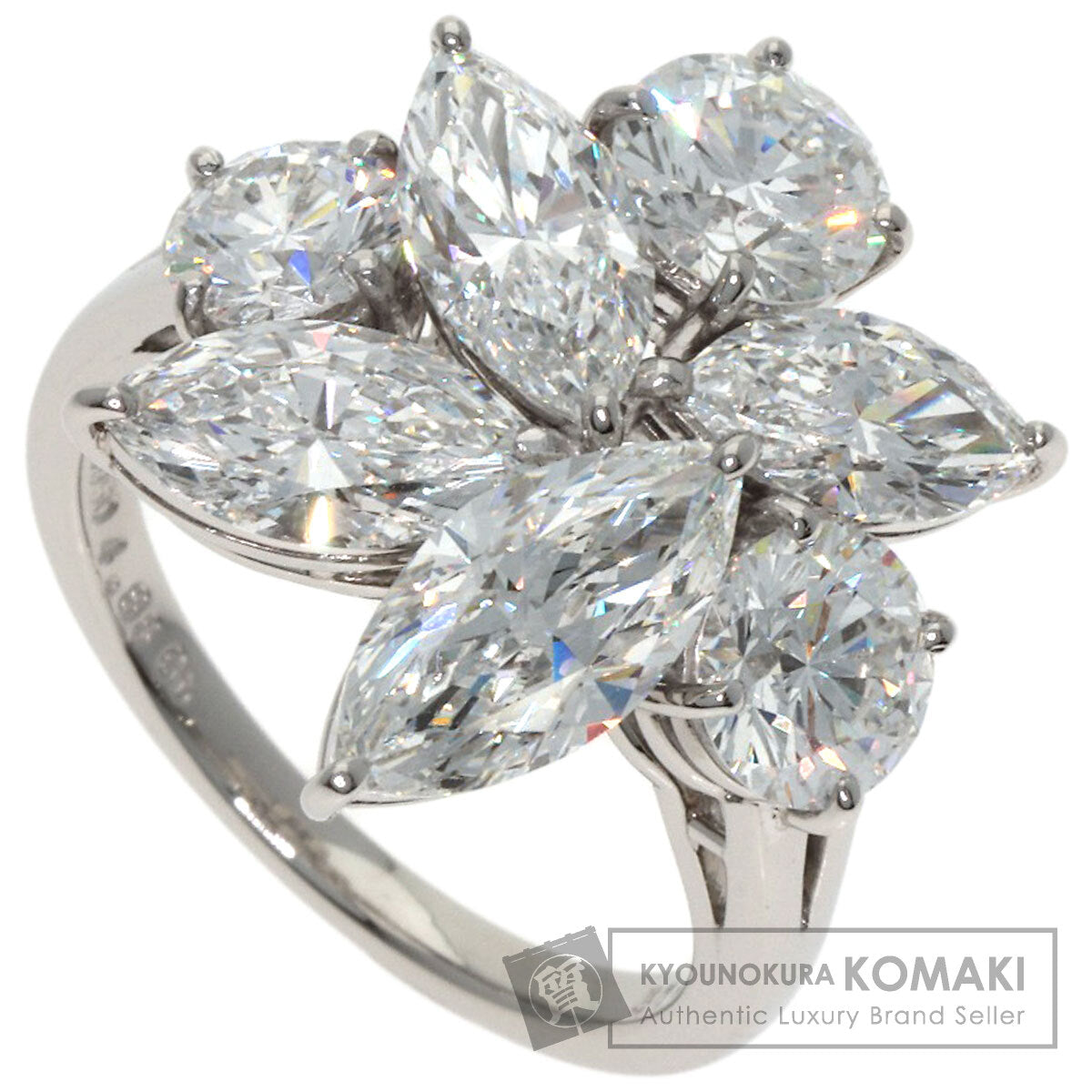 MIKIMOTO Diamond Ring Platinum PT950 Ladies [Used]