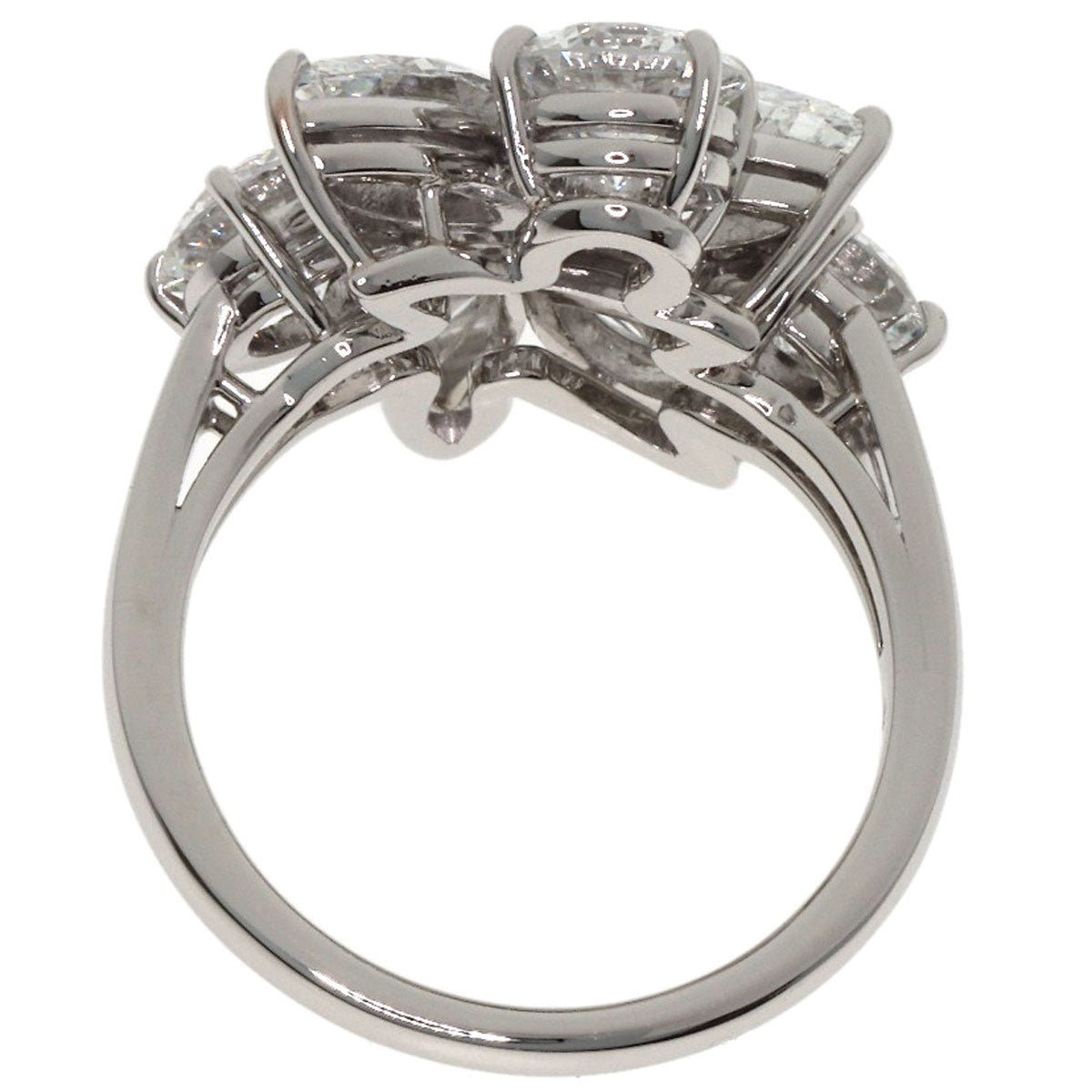 MIKIMOTO Diamond Ring Platinum PT950 Ladies [Used]