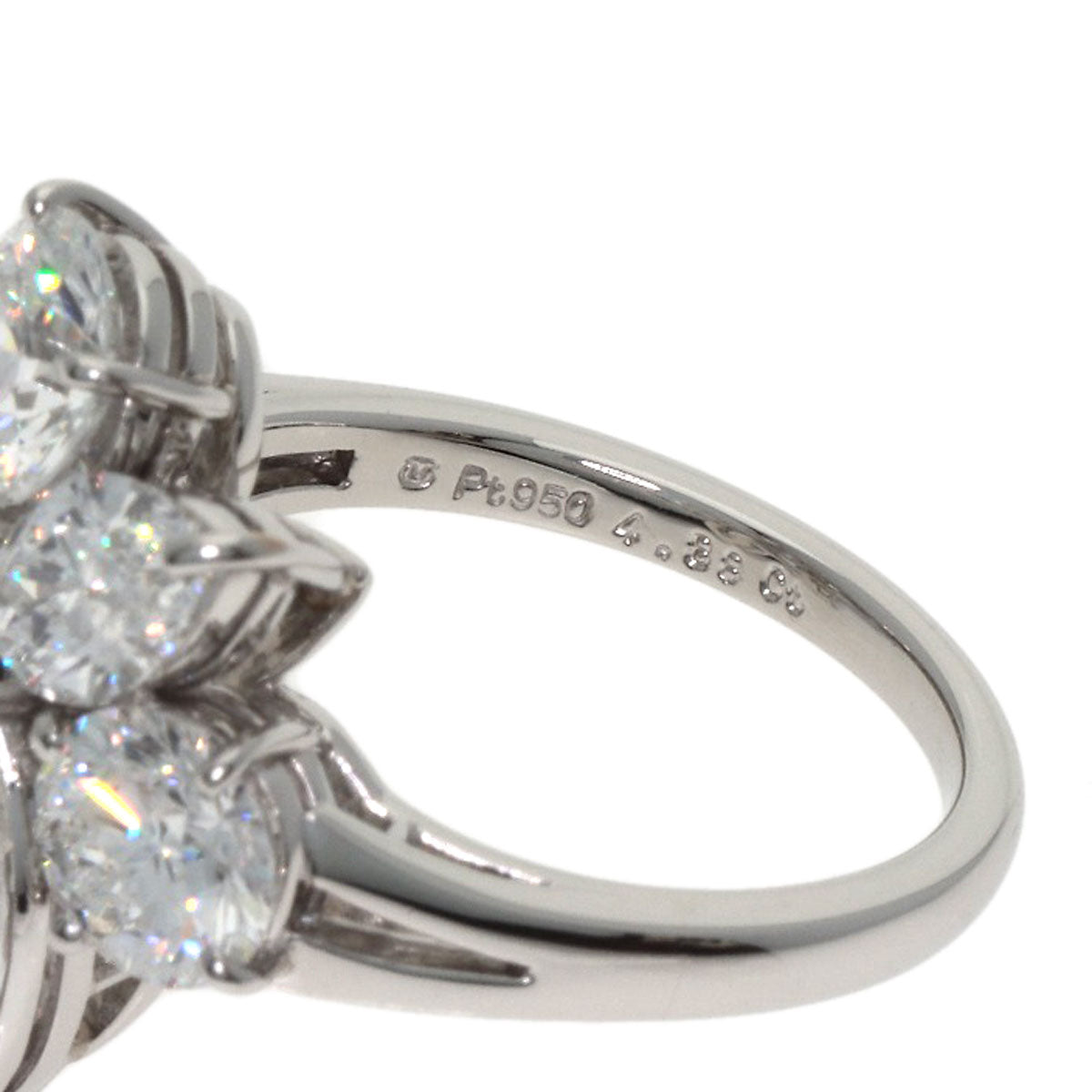 MIKIMOTO Diamond Ring Platinum PT950 Ladies [Used]
