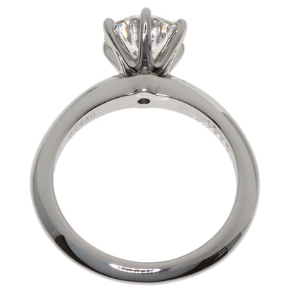 TIFFANY&Co. Solitaire Diamond Ring Platinum PT950 Ladies [Used]