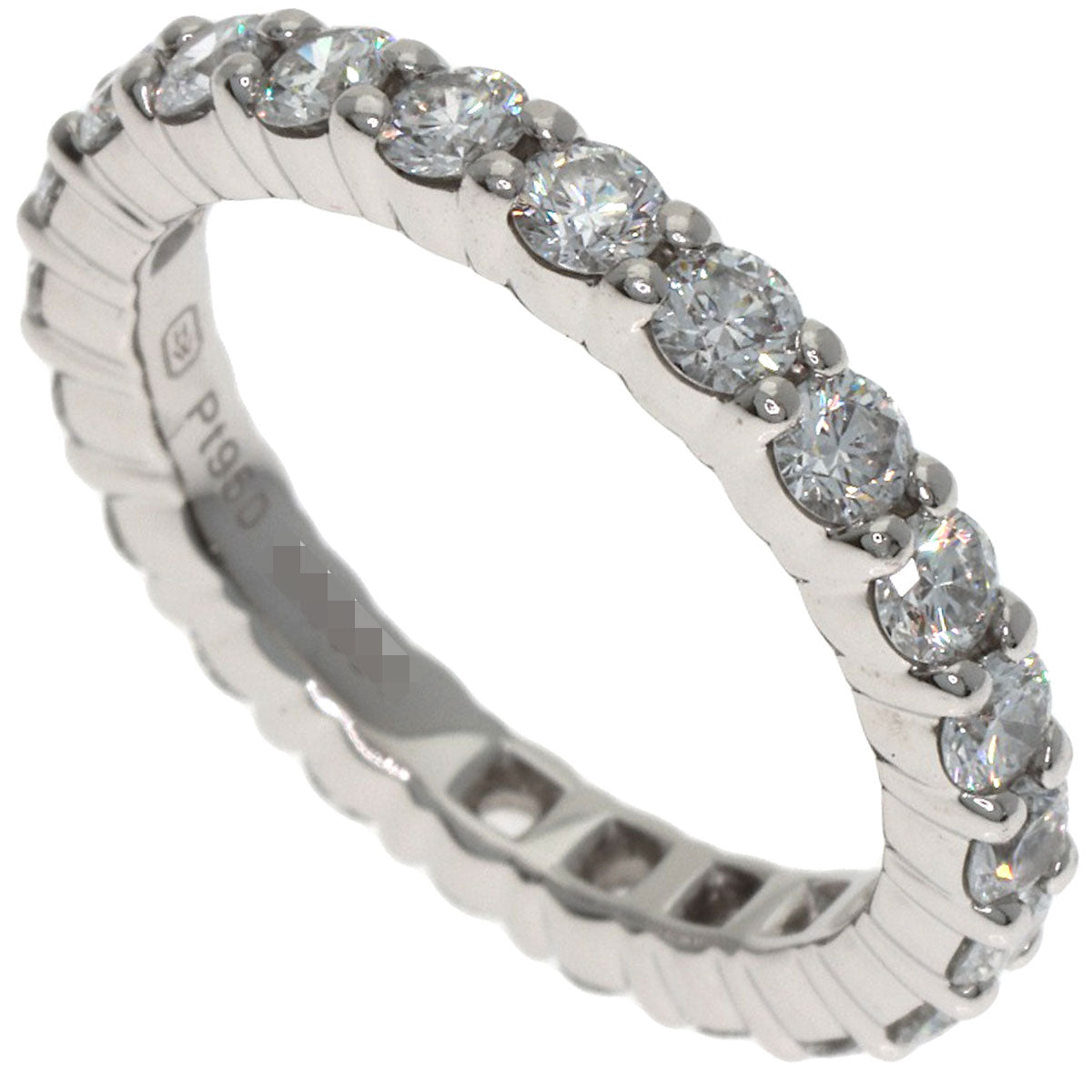 HARRY WINSTON Round cut, prong set, full diamond Ring Platinum PT950 Ladies [Used]