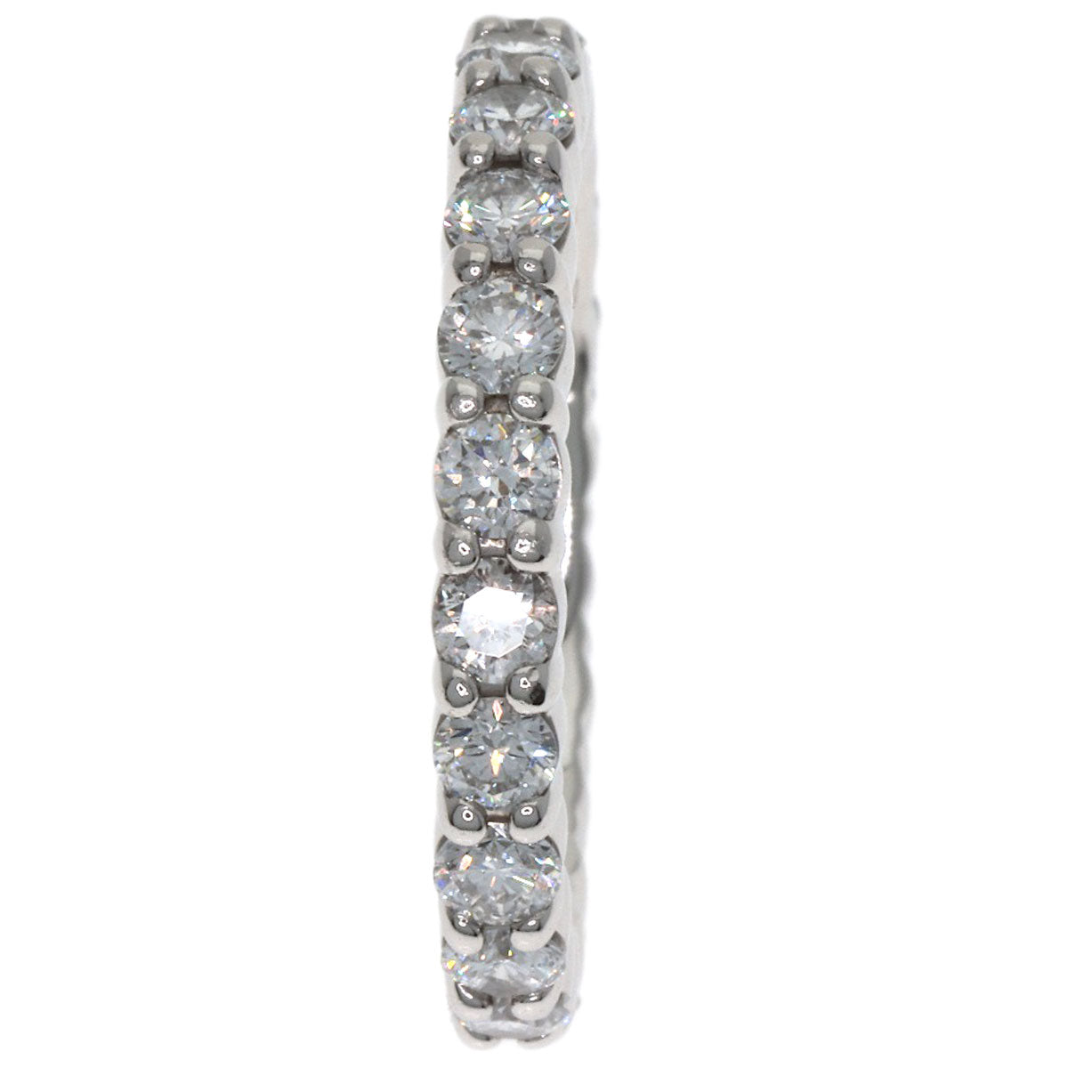 HARRY WINSTON Round cut, prong set, full diamond Ring Platinum PT950 Ladies [Used]