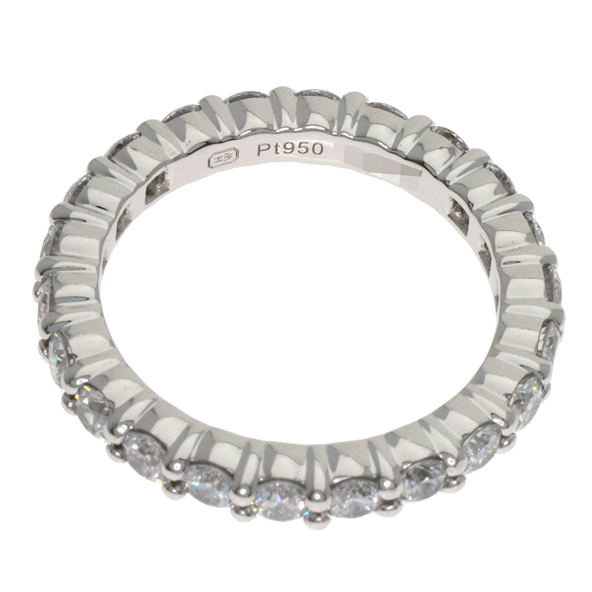 HARRY WINSTON Round cut, prong set, full diamond Ring Platinum PT950 Ladies [Used]