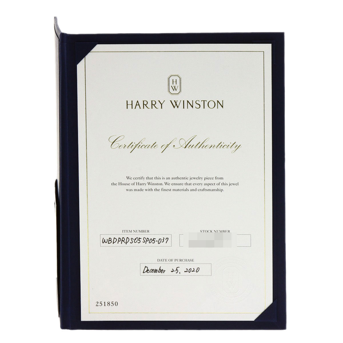 HARRY WINSTON Round cut, prong set, full diamond Ring Platinum PT950 Ladies [Used]