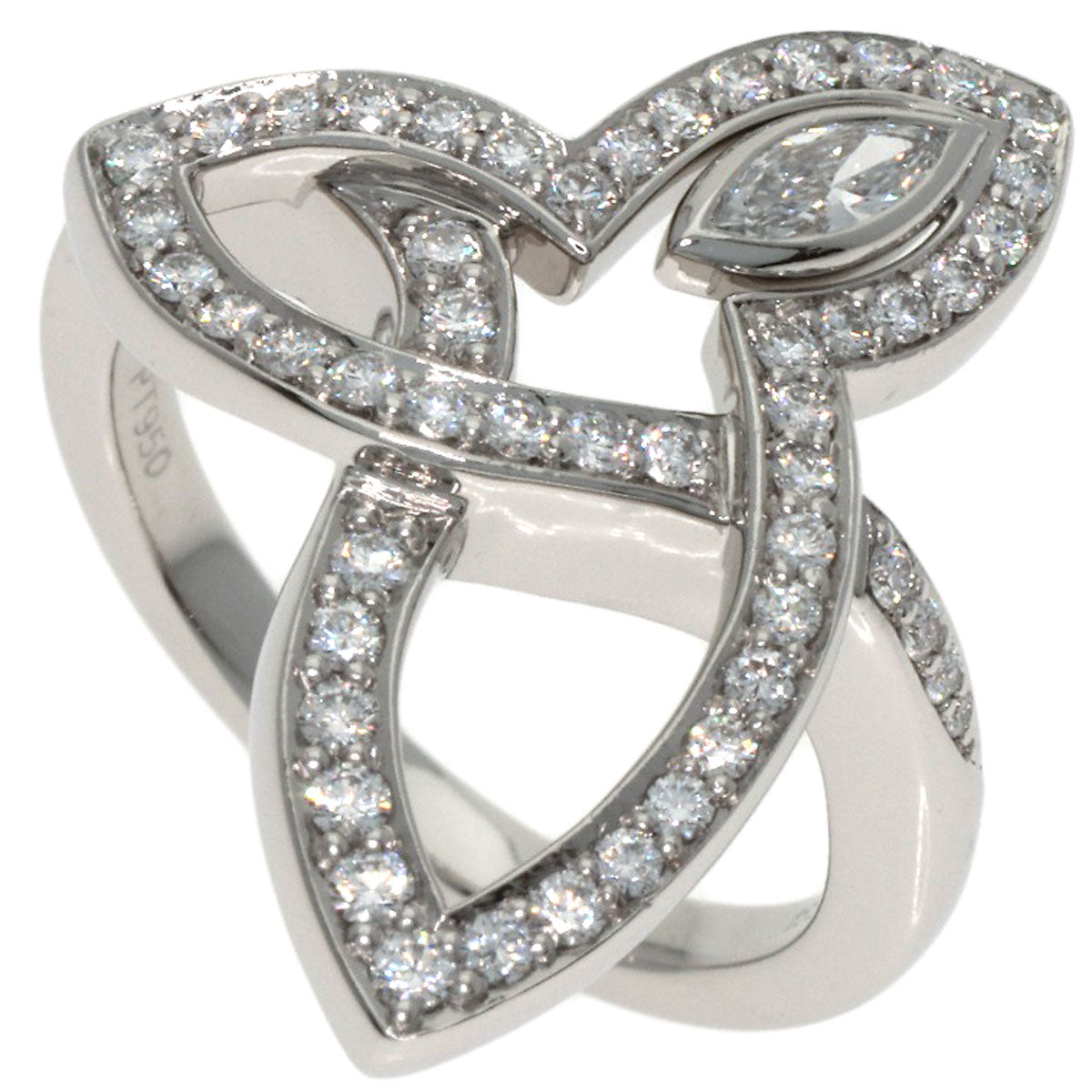HARRY WINSTON Lily cluster Diamond Ring Platinum PT950 Ladies [Used]