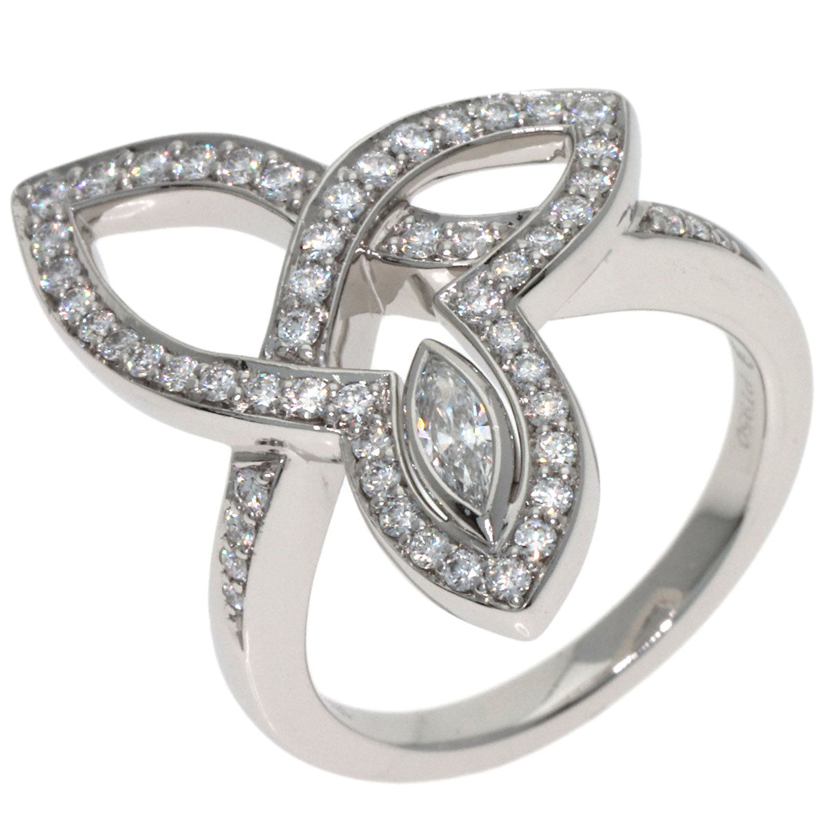 HARRY WINSTON Lily cluster Diamond Ring Platinum PT950 Ladies [Used]