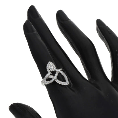 HARRY WINSTON Lily cluster Diamond Ring Platinum PT950 Ladies [Used]