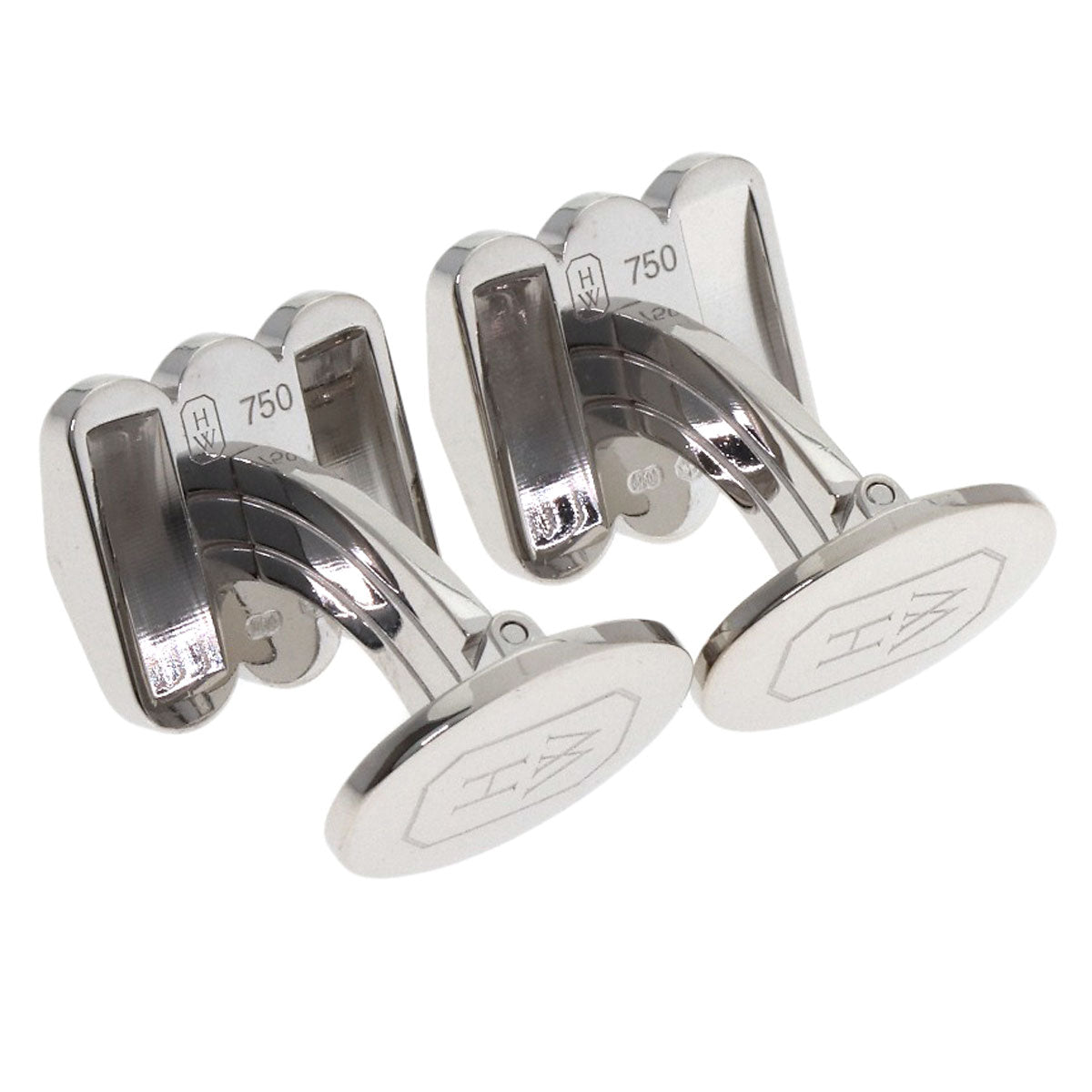 HARRY WINSTON Premiere Diamond cuffs K18 White Gold mens [Used]