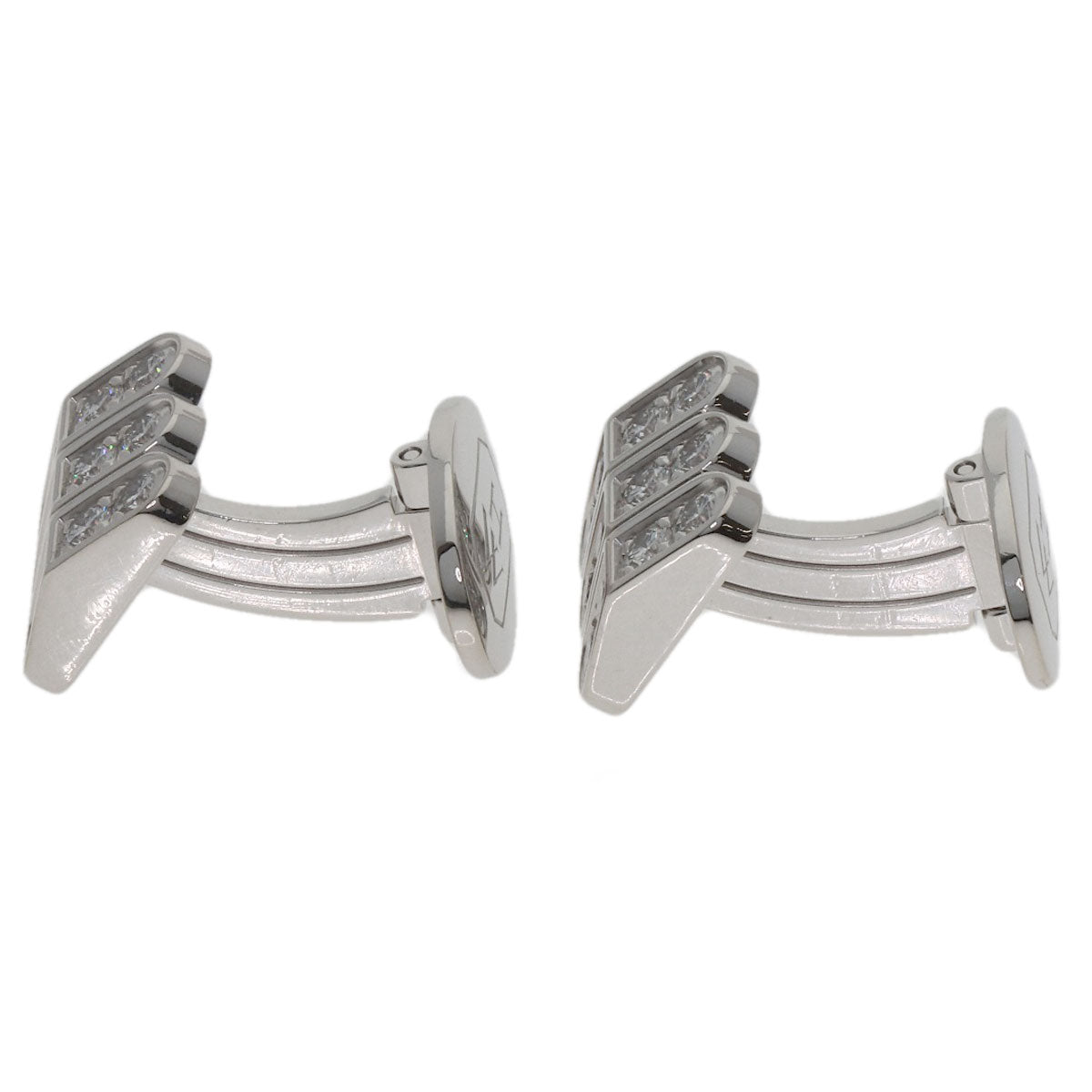 HARRY WINSTON Premiere Diamond cuffs K18 White Gold mens [Used]