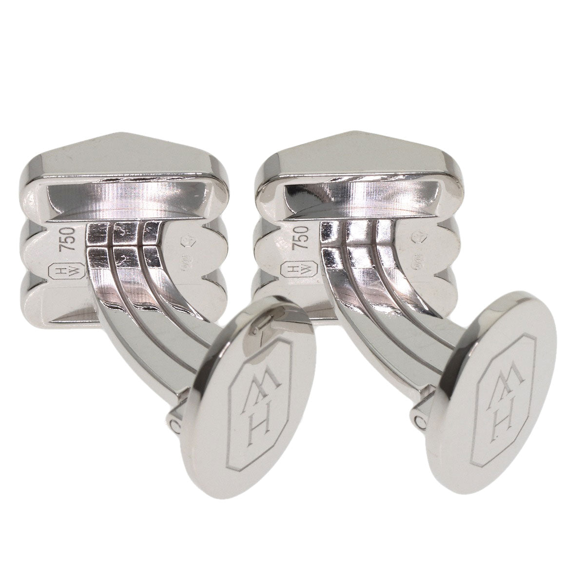 HARRY WINSTON Premiere Diamond cuffs K18 White Gold mens [Used]