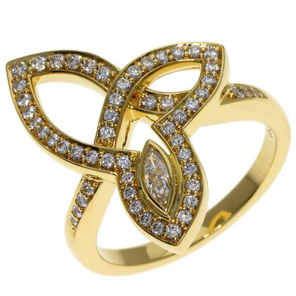 HARRY WINSTON Lily Cluster Diamond Ring K18 Yellow Gold Ladies [Used]