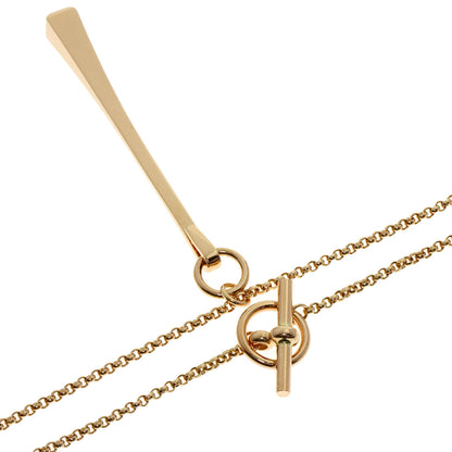 HERMES Clous de Forges Necklace K18 Pink Gold Ladies [Used]