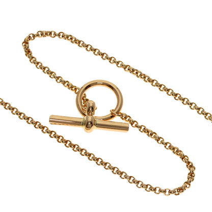 HERMES Clous de Forges Necklace K18 Pink Gold Ladies [Used]